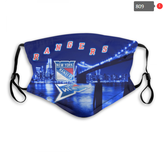 NHL New York Rangers #1 Dust mask with filter